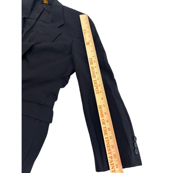 Brooks Brothers Mens 42R Black Wool Blend Sport Coat Blazer Jacket Brooksease - Picture 6 of 11